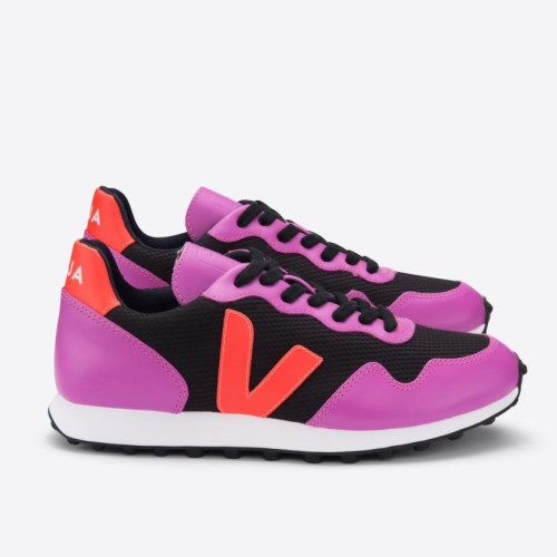 Veja SDU Hexa B-mesh Womens Trainers Pink UK 69687